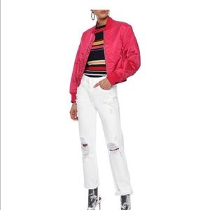 Rag bone Wesley quilted sateen bomber jacket